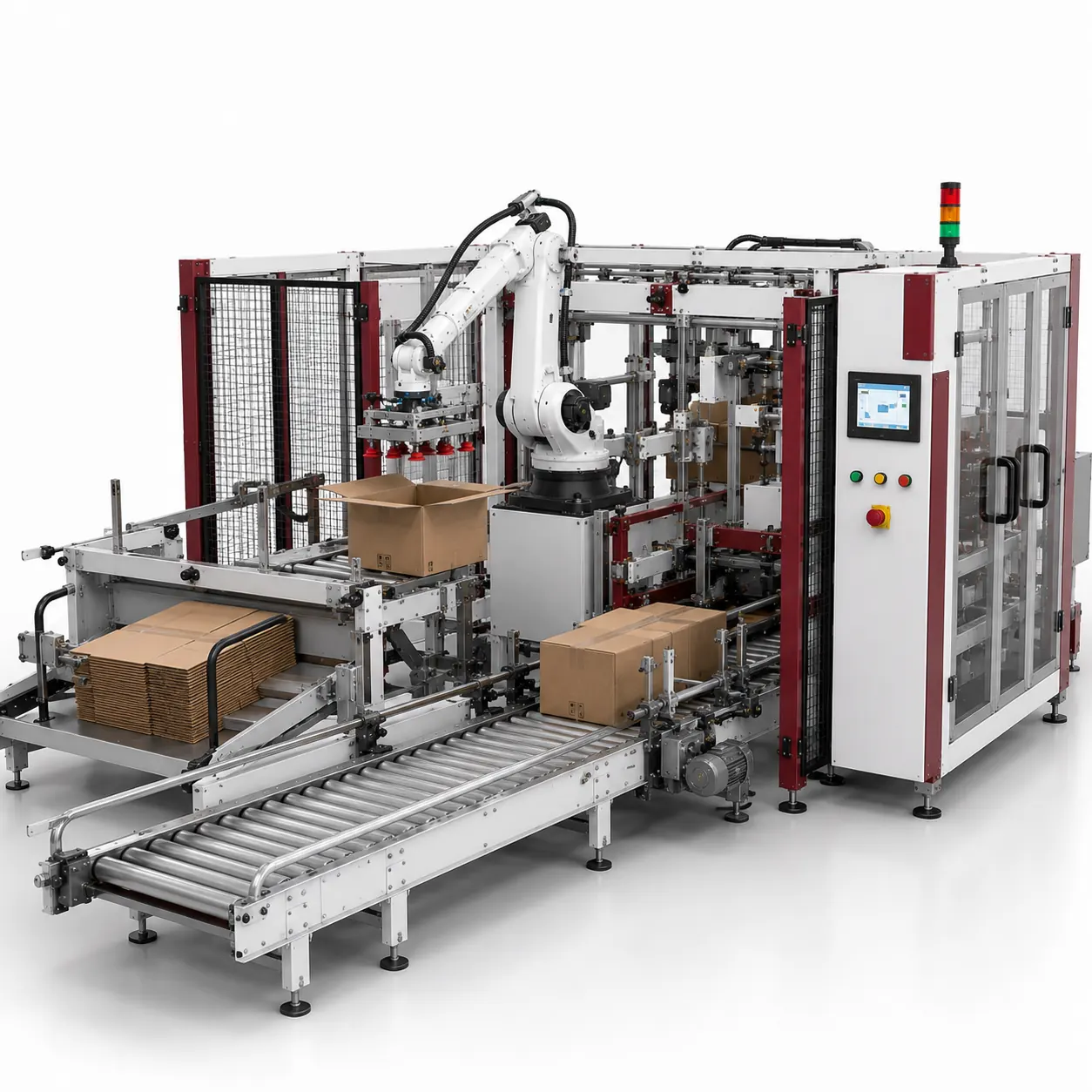 Robotic Carton Erecting & Sealing System