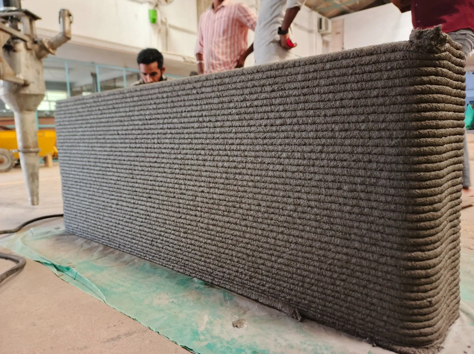 Printed wall element
