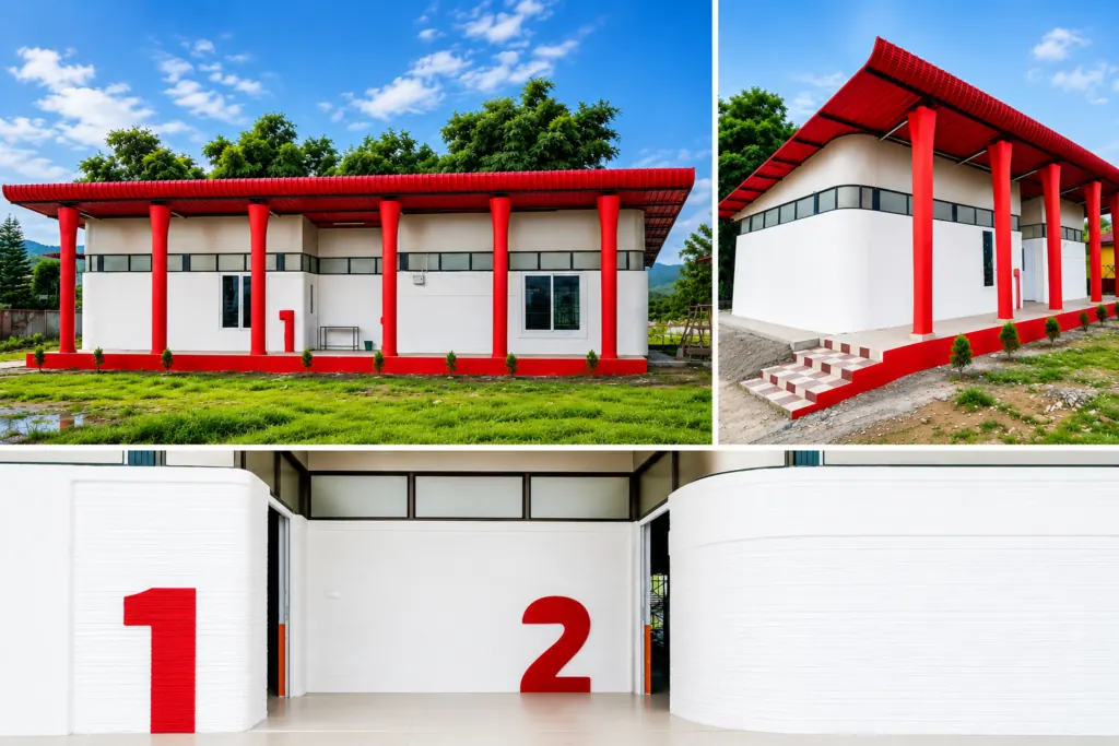 3D-printed school