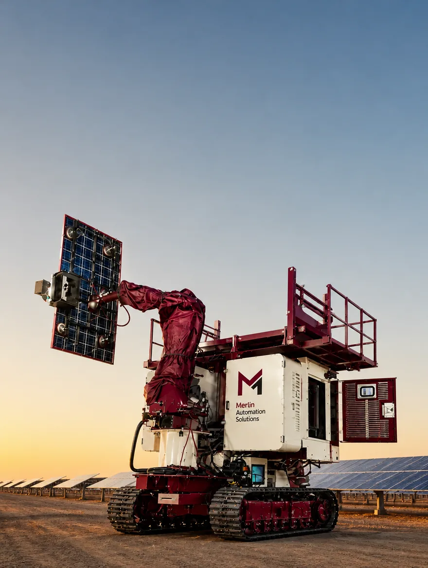Solar Panel Laying Machine